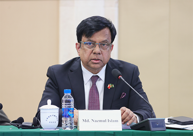 Bangladesh Interim Government Foreign Affairs Adviser Md. Touhid Hossain visited SIIS3848.png