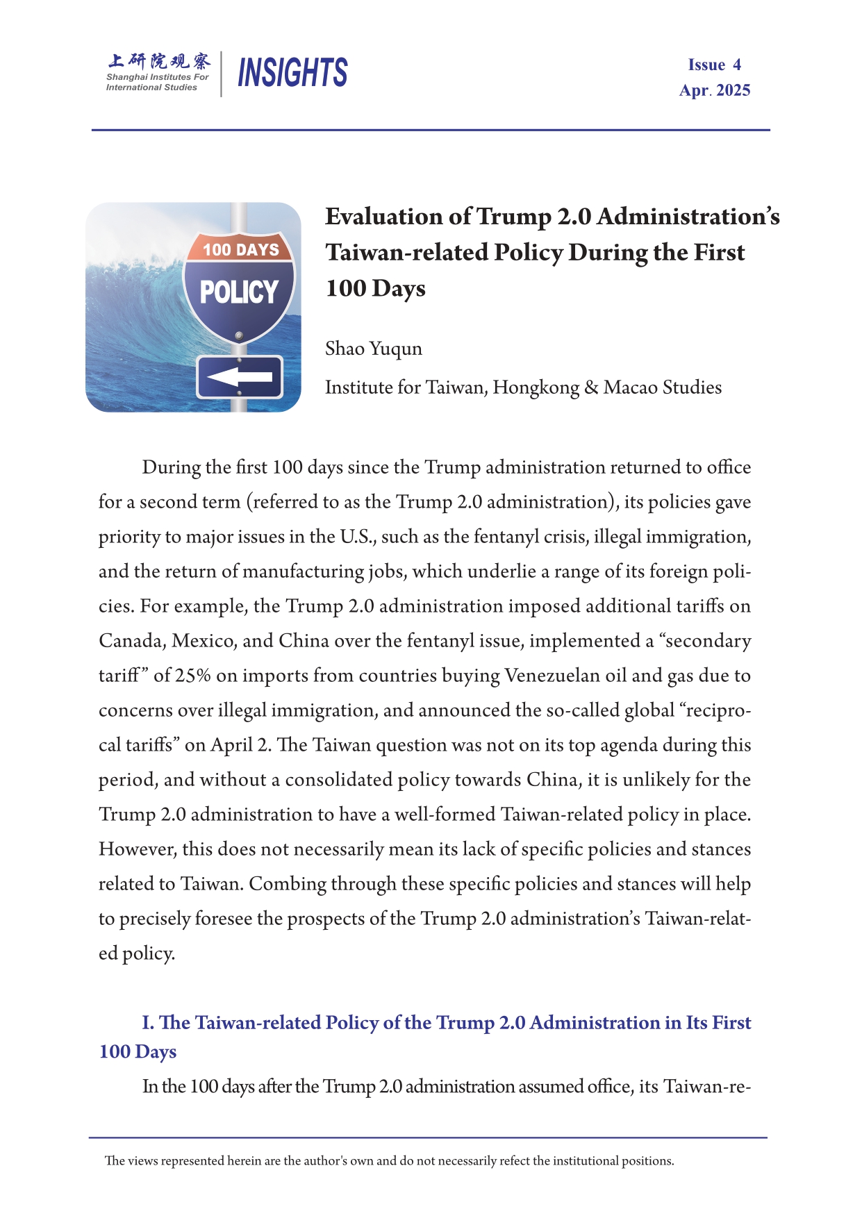 《上研院观察》SIIS_Insights_2025_EN_No.4_特朗普2.0百日台海政策评估_page-0001.jpg