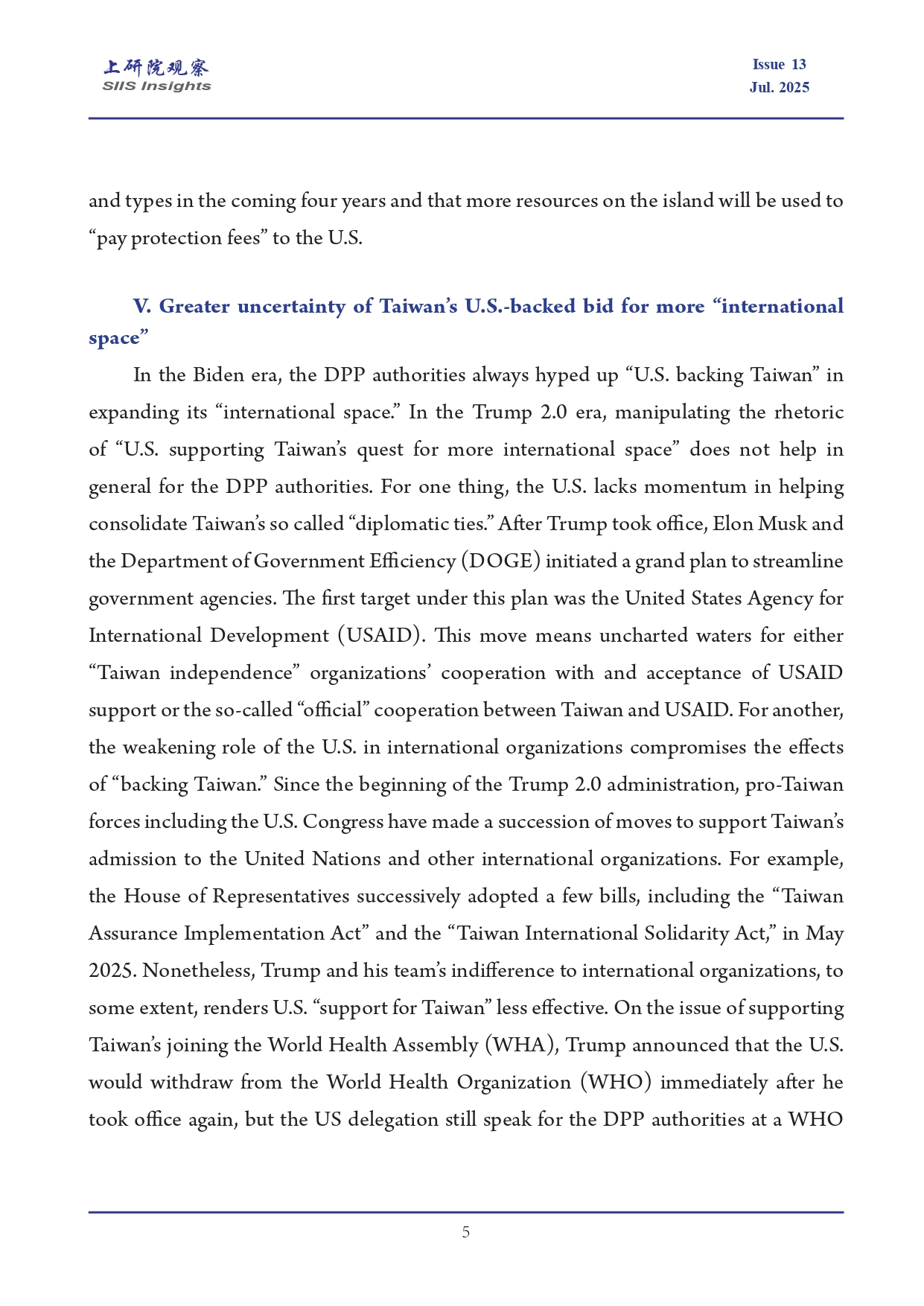 《上研院观察》SIIS Insights_2025_EN No.13_旧角色与新交易：特朗普2.0时期美台关系的六点变化_page-0005.jpg