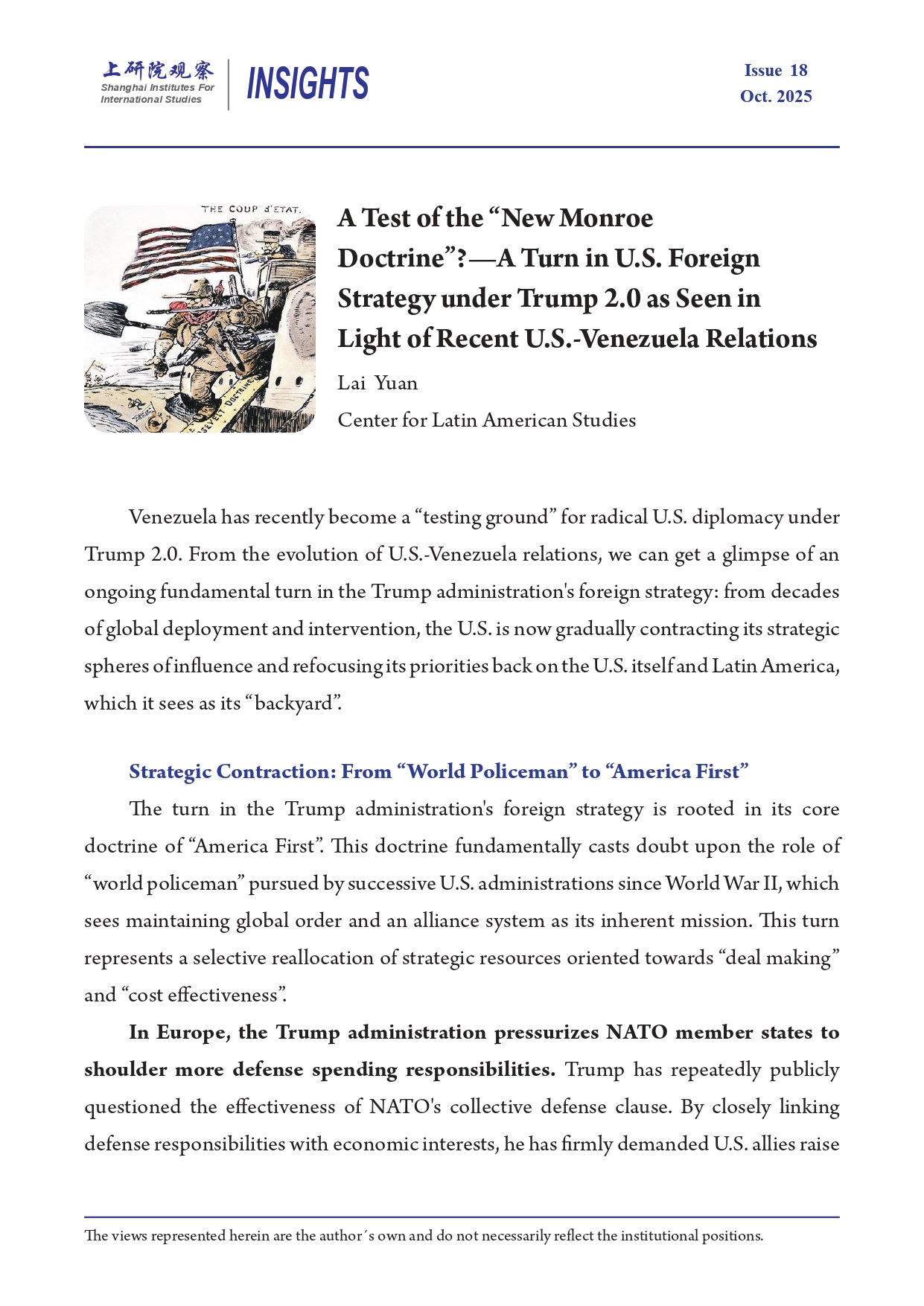 《上研院观察》SIIS Insights_2025_EN No.18_“新门罗主义”试验？——从近期美委关系看_page-0001.jpg