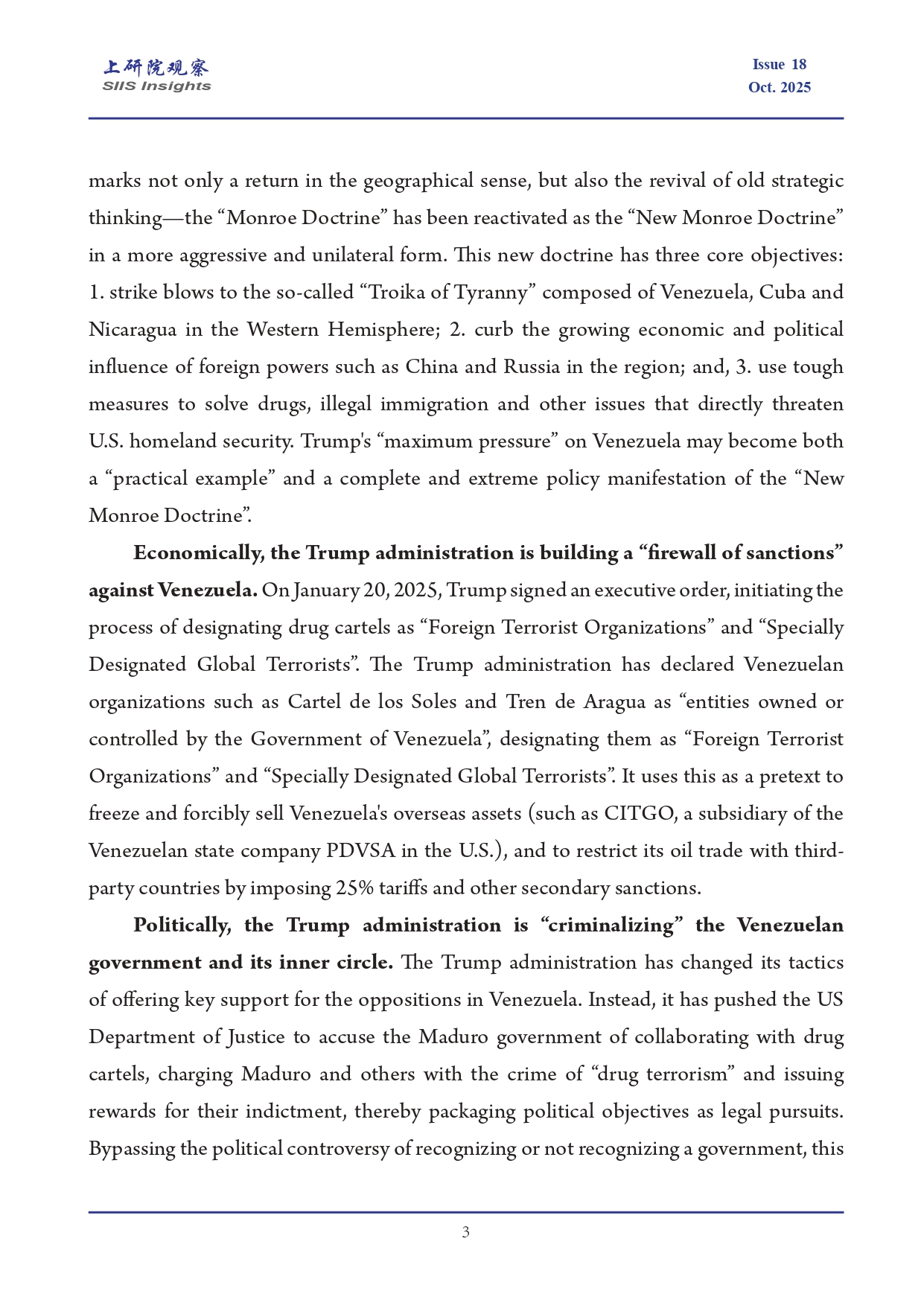 《上研院观察》SIIS Insights_2025_EN No.18_“新门罗主义”试验？——从近期美委关系看_page-0003.jpg